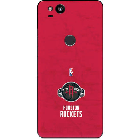 NBA Houston Rockets Distressed Google Pixel 2 Skin